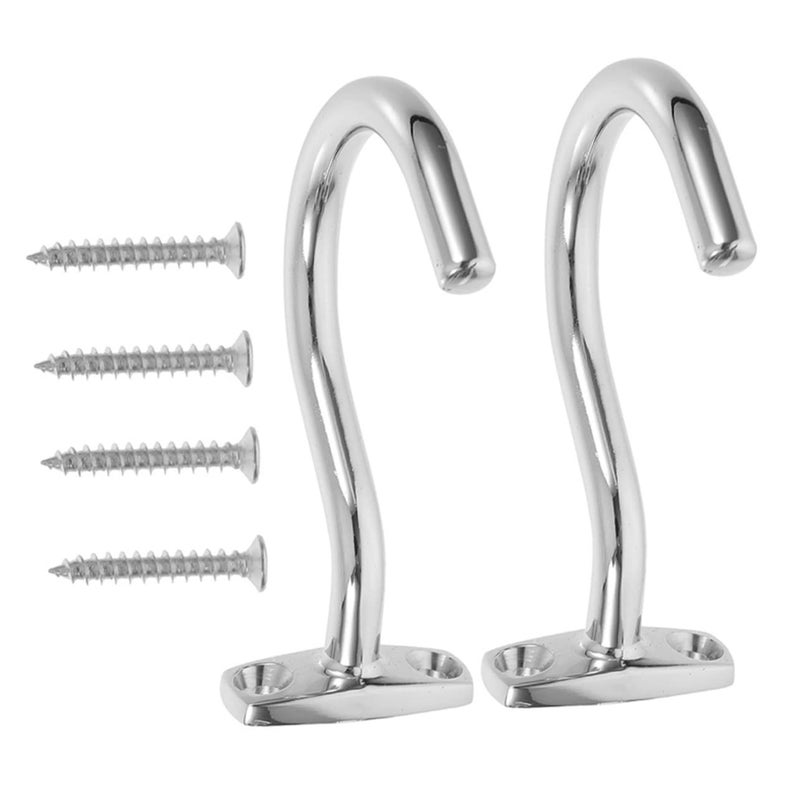 Black 2 Pack Billiard Table Rack Hooks Durable Snooker Cue Frame Storage Accessories - Image 2
