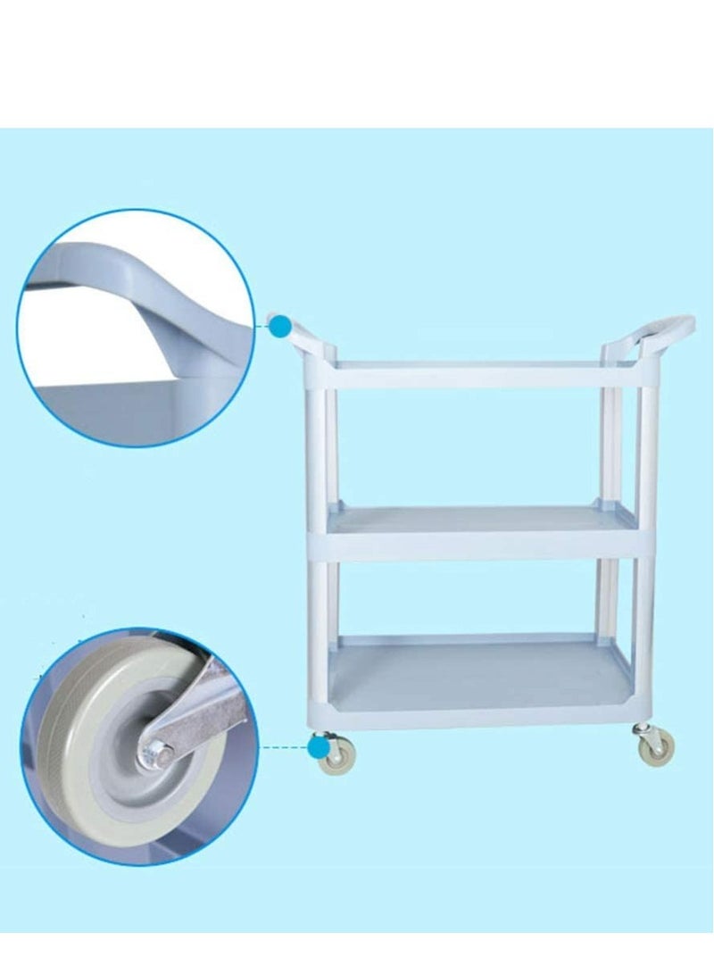 المفرج عربة تقديم طعام من 3 طبقات رمادي 86x42x96سم - Image 5