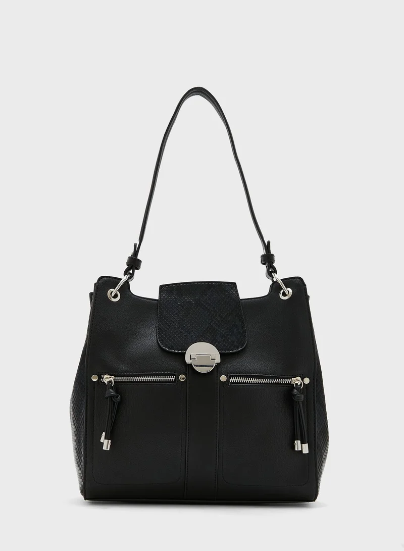 DEBENHAMS Bahama Zip Hobo