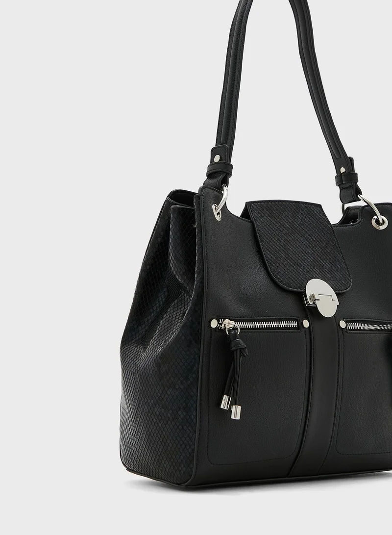 DEBENHAMS Bahama Zip Hobo