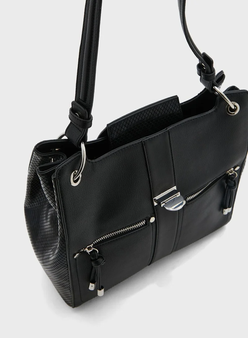 DEBENHAMS Bahama Zip Hobo