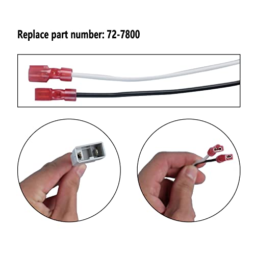VKVXCLON 72-7800 Car Speaker Connector Speaker Wire Harness Replacement for Honda Civic Cr-v Ridgeline Accord Element Acura Integra TSX RSX CL ILX MDX RL TL 1990-up, Door Speaker Harness Adapter 4Pcs - Image 3