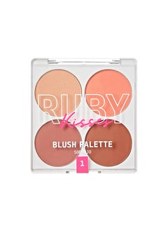 Ruby Kisses Bare Blusher Sweet Cheeks Palette Baring Bare