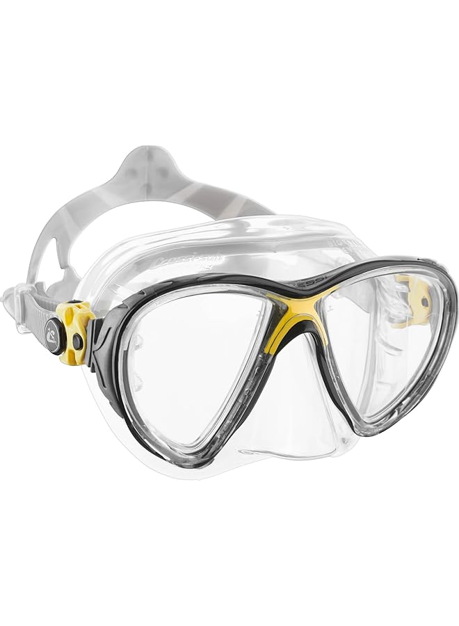 Cressi Adult High End Scuba Diving Mask Made in the Revolutionary Crystal Silicone Big Eyes Evolution Crystal: Made in Italy - Image 2