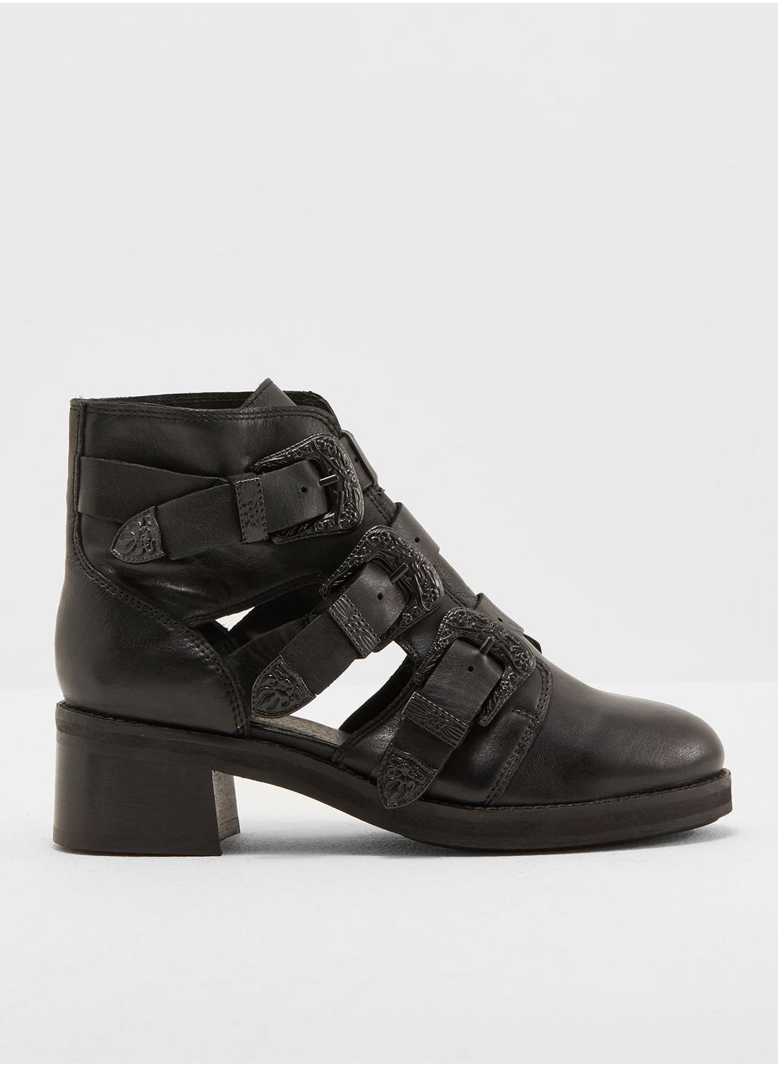 topshop buckle ankle boots