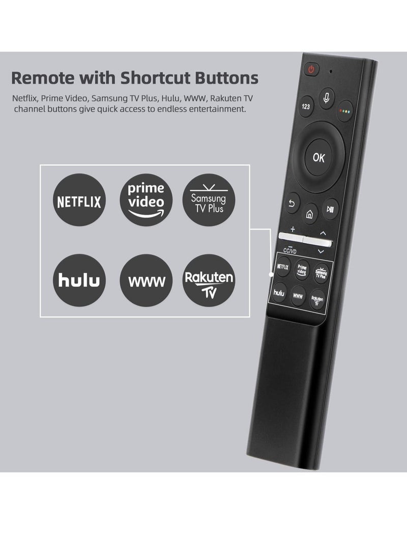 PopZa Universal Voice Remote Control for Samsung TV LED QLED 4K 8K UHD HDR Smart TV - Image 2
