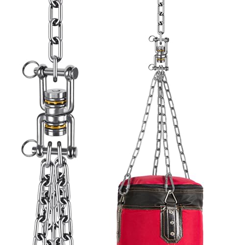 BeneLabel Swing Swivel, 360° Rotational Device with 2 Bearings, 770LB Capacity, Stainless Steel, for Aerial Dance, Yoga Swing Sets,Web Tree Swing, and More, 2 Pack - Image 5