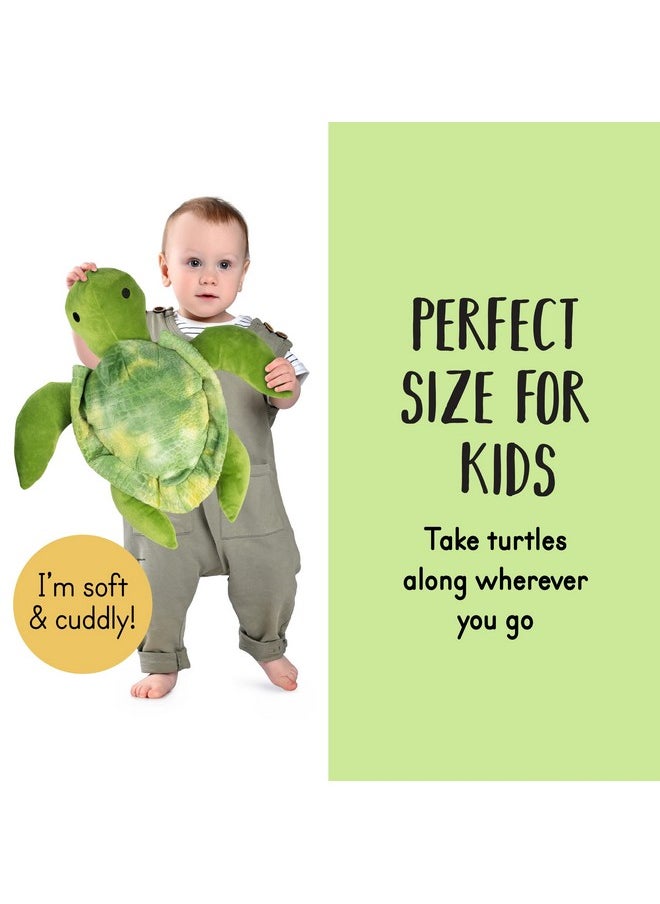Plush Creations Talking Stuffed Mommy Sea Turtle With 3 Baby Turtles In Her Tummy | Plush Turtles | Stuffed Turtle | Stuffed Animal Family | Stuffed Animal Mom And Baby | Stuffed Animals For Ages 0+  - Image 4