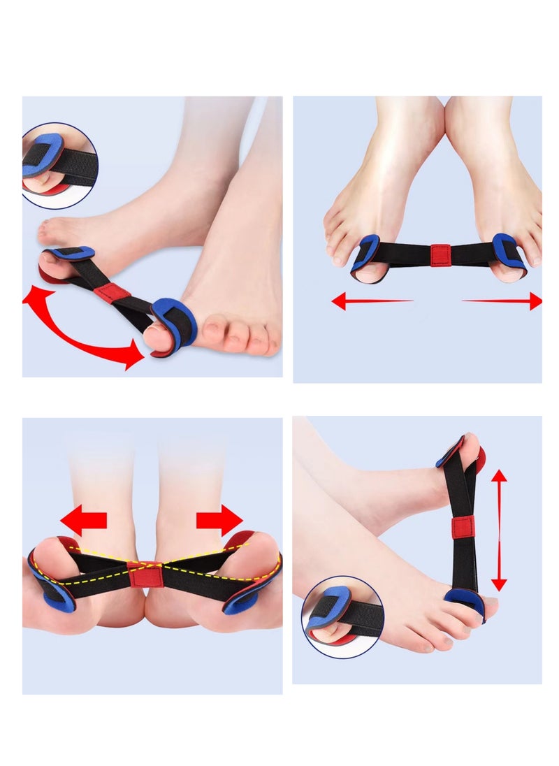 Generic Big Toe Strap Bunion Straightener Stretchy Belt Toe Stretcher Alignment Hallux Valgus Corrector Foot Pain Relief  - Image 3
