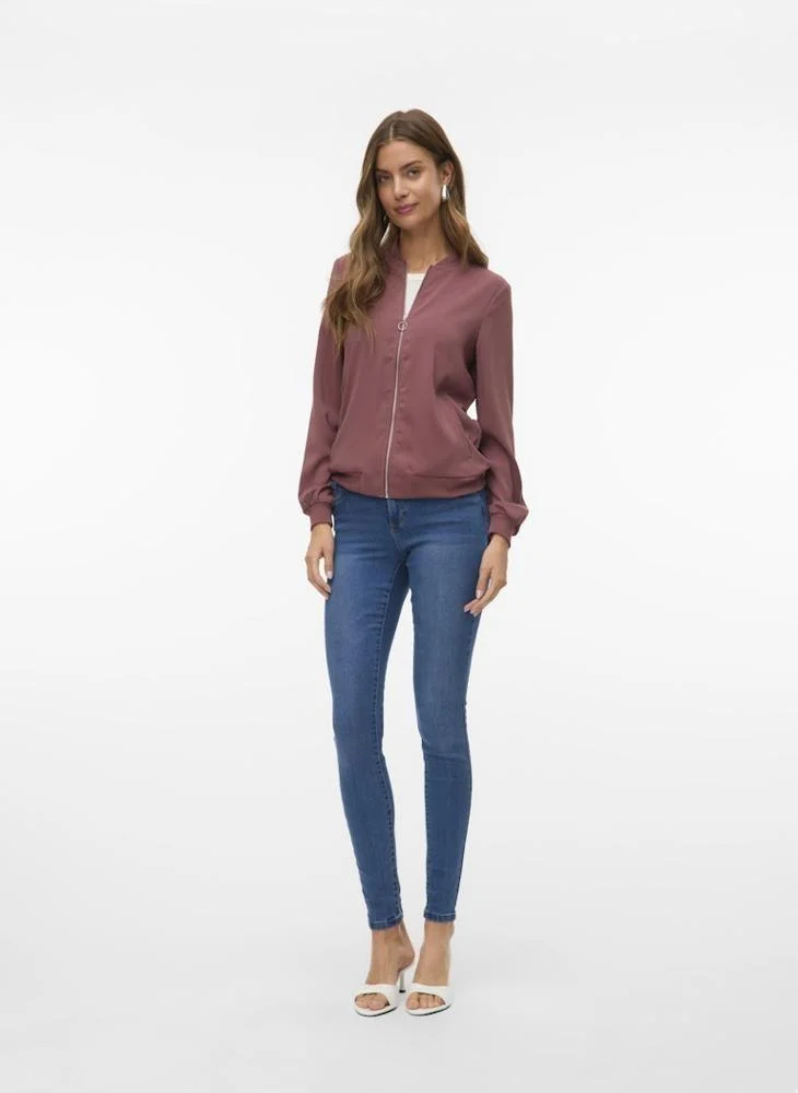 VERO MODA Casual Bomber Jacket