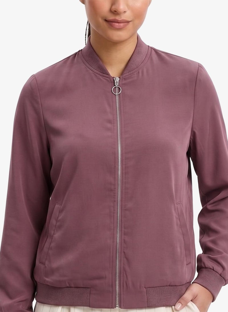 VERO MODA Casual Bomber Jacket - Image 4