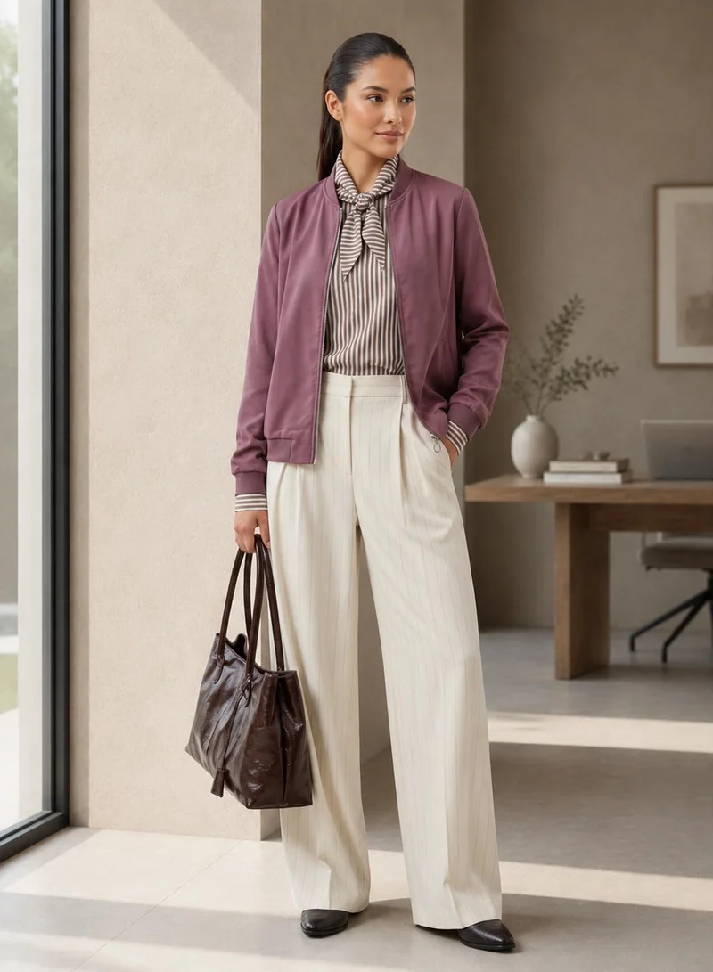 VERO MODA Casual Bomber Jacket