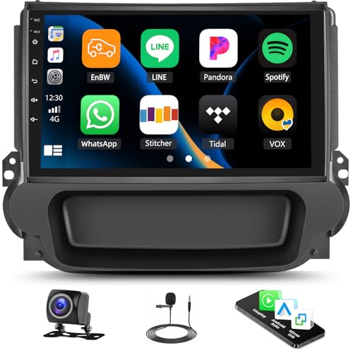 AMprime [2+64G] Android 15 Car Stereo for Chevrolet Chevy Malibu 2012-2015 with Wireless Carplay&Android Auto,9 Inch Touch Screen Car Radio with Mirror Link Bluetooth FM/RDS Radio WiFi GPS EQ SWC - Image 1