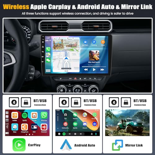 AMprime [2+64G] Android 15 Car Stereo for Chevrolet Chevy Malibu 2012-2015 with Wireless Carplay&Android Auto,9 Inch Touch Screen Car Radio with Mirror Link Bluetooth FM/RDS Radio WiFi GPS EQ SWC - Image 3