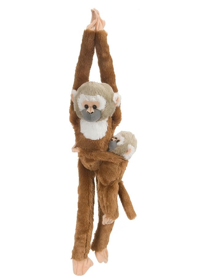 Wild Republic Wild Republic Squirrel Monkey w/baby Plush, Monkey Stuffed Animal, Plush Toy, Gifts for Kids, Hanging 20 Inches 