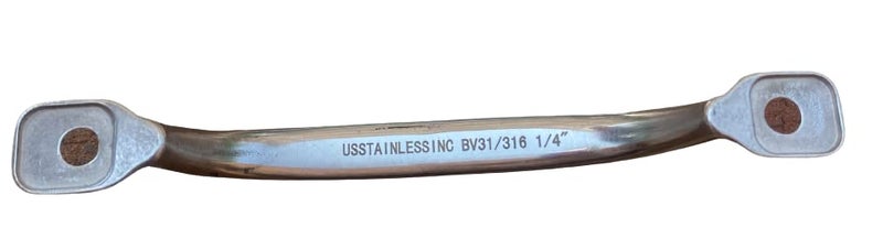 US Stainless Stainless Steel 316 Handle 6" Marine Grade - Image 1