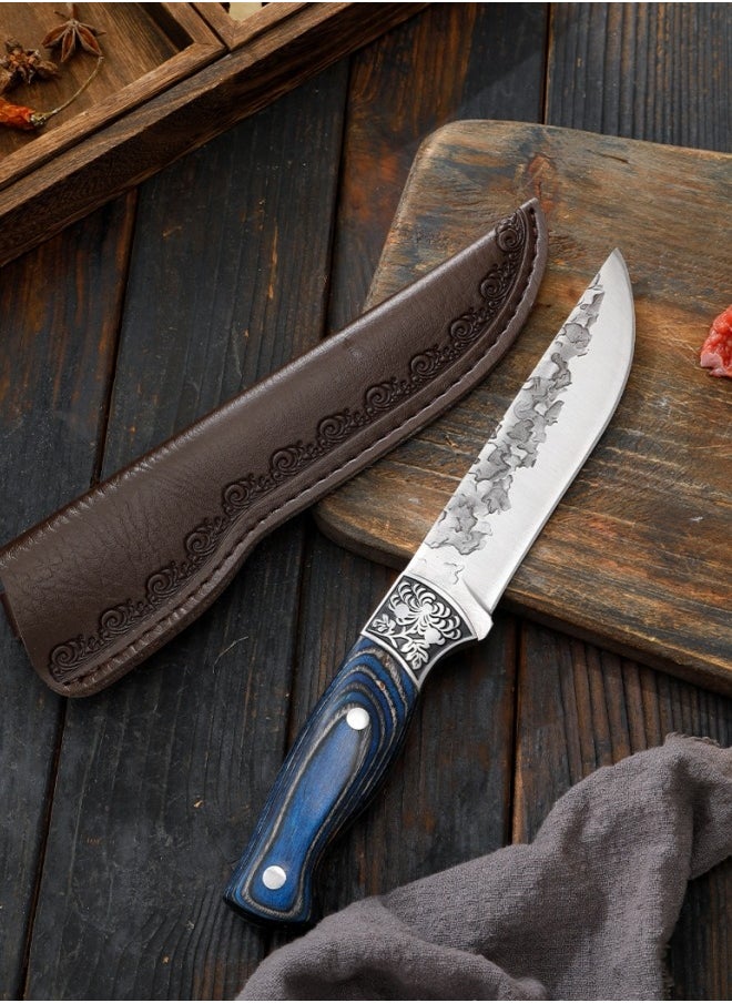 Browning 40Cr13 Steel Multi-Purpose Knife With Carved Steel Head, Butchering and Cutting Knife Hand Knife  - Image 2