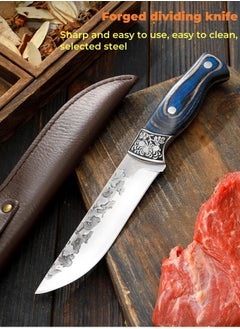 Browning 40Cr13 Steel Multi-Purpose Knife With Carved Steel Head, Butchering and Cutting Knife Hand Knife  - Image 4