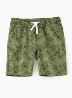 Printed woven shorts