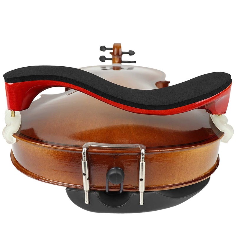 LMS Violin Shoulder Rest for 1/2 Size, Adjustable Shoulder Rest for Violin, with Height Adjustable Feet Comfortable Foam Pad for Kids Adults (1/2) - Image 1