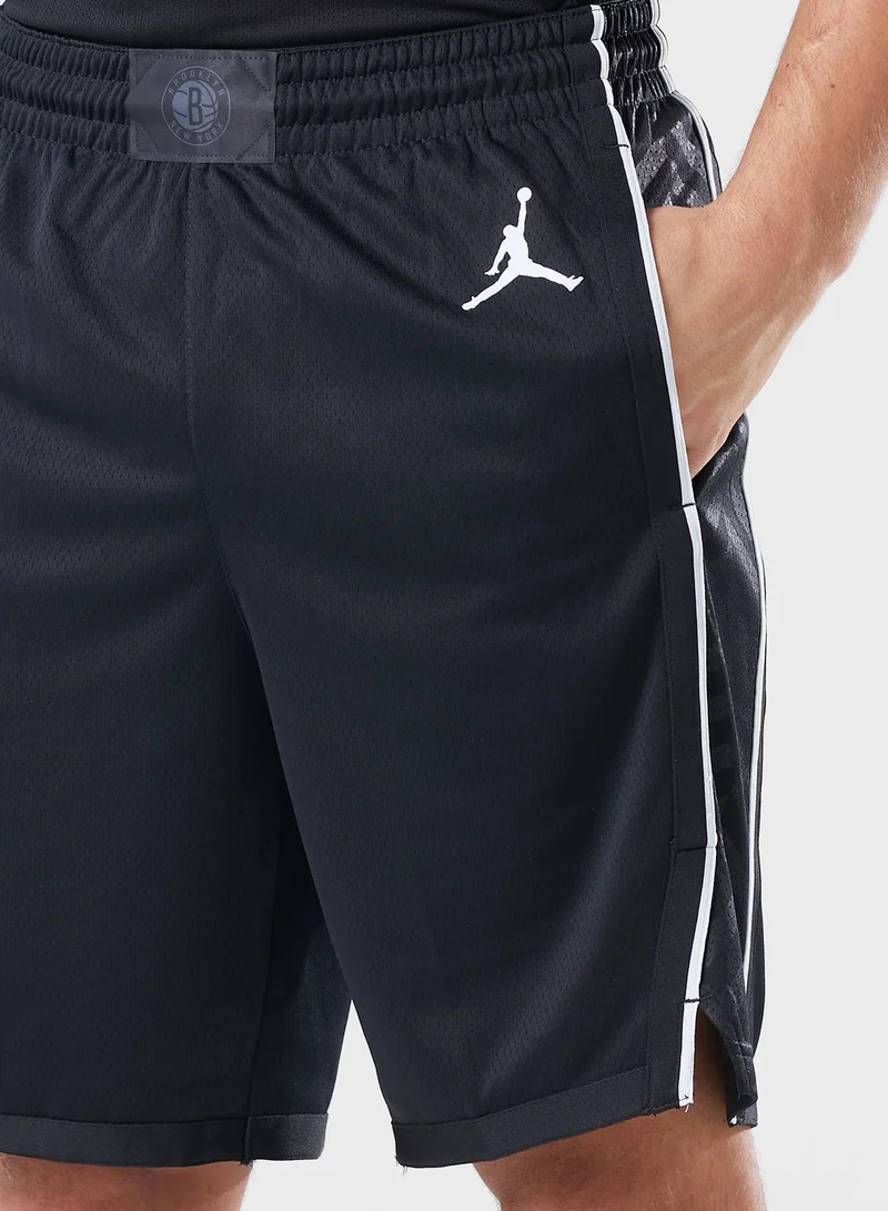 Jordan Brooklyn Nets Statement Swingman Shorts