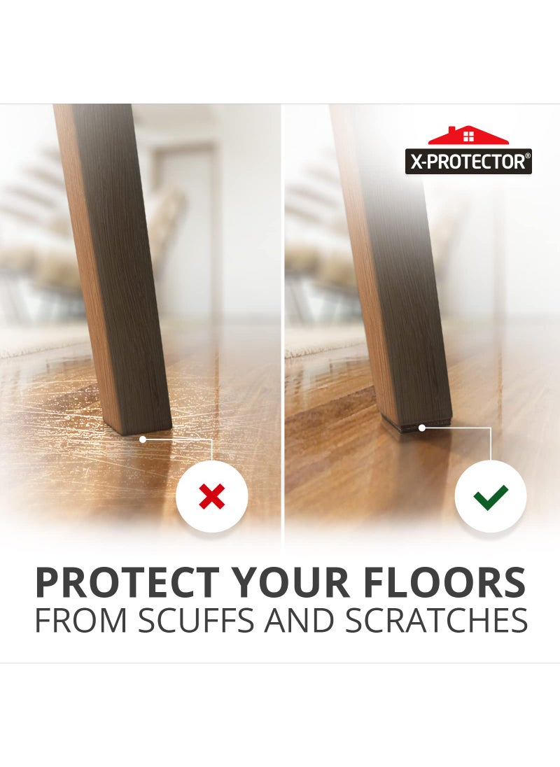 X-Protector X-PROTECTOR Non Slip Furniture Pads – 24 Premium Furniture Grippers 1 1/2"! Best SelfAdhesive Rubber Feet Furniture Feet – Ideal Non Skid Furniture Pad Floor Protectors – Keep Furniture in Place!  - Image 5