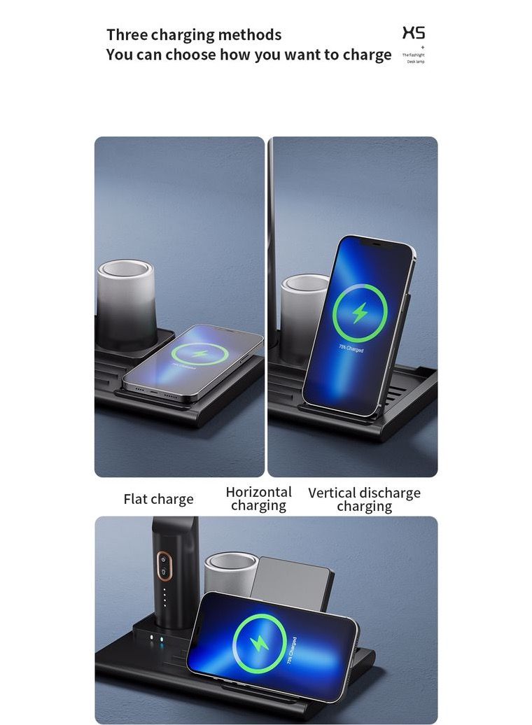 X5 Table Lamp with Wireless Charging - Image 3