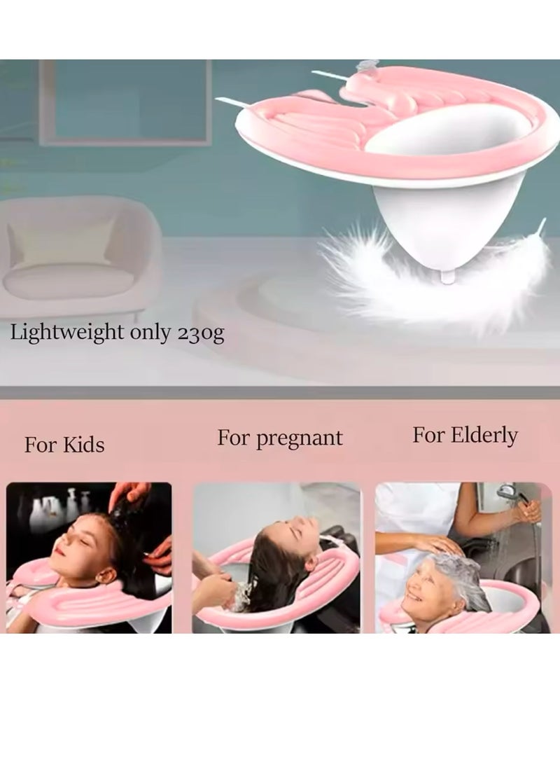 Generic Inflatable Washing Hair Basin, Portable Shampoo Bowl for The Elderly, Disabled, Bedridden and Handicapped, Portable Hair Washing Sink for Pregnant Woman  - Image 2