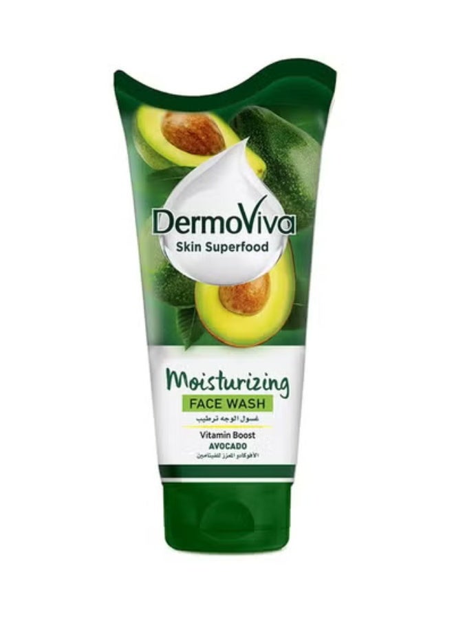 DermoViva Moisture Plus Face Wash Gel 150ml - Image 1