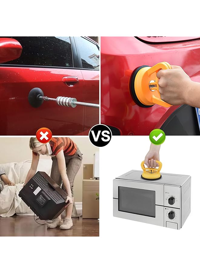 KASTWAVE Suction Cup Lifter For Car Dent Repair,Large Suction Cup Dent Puller, Powerful Glass Handle Lifter, Glass,Tiles, Mirror, Granite Lifting And Objects Moving(3 Pack) - Image 4