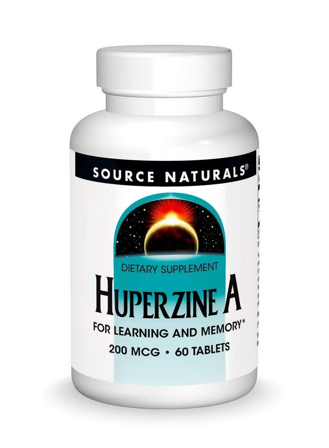 Source Naturals سورس ناتشورالز هوبيرزين أ 200 ميكروغرام للتعلم والذاكرة - 60 قرص - Image 1