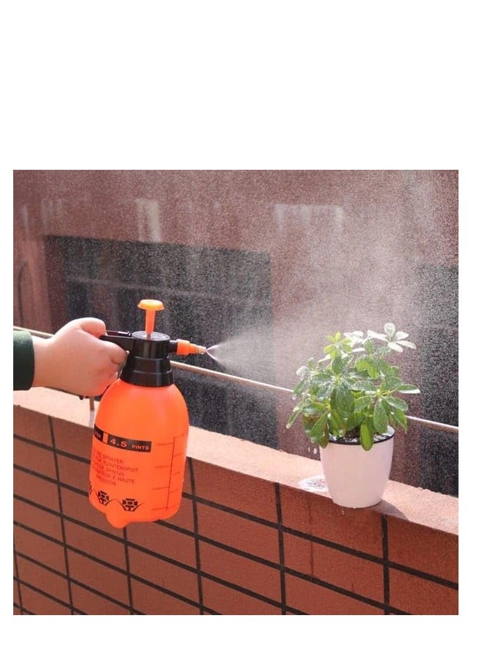 رشاش مياه حديقة زون، رشاش يدوي بمضخة ضغط (2 لتر)، صمام أمان، فوهة قابلة للتعديل للمنزل، الحديقة، السيارة، للاستخدام الداخلي والخارجي - Image 1