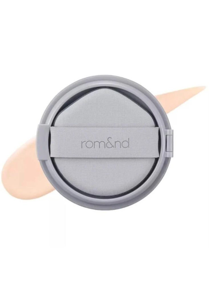 ROM و ND كريم اساس نو زيرو كوشن قابل للتعبئة (REFILL) من روماند - 02 | Pure 21