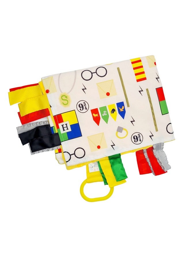 The Learning Lovey Baby Jack & Co 14x18” Wizard Lovey Tag Toys for Babies - Muggles - House Colors - Learn Wizardry - Soft & Safe - Learn Shapes & Colors - Ideal Baby Toy & Baby Gift - BPA Free w/Stroller Clip - Image 2