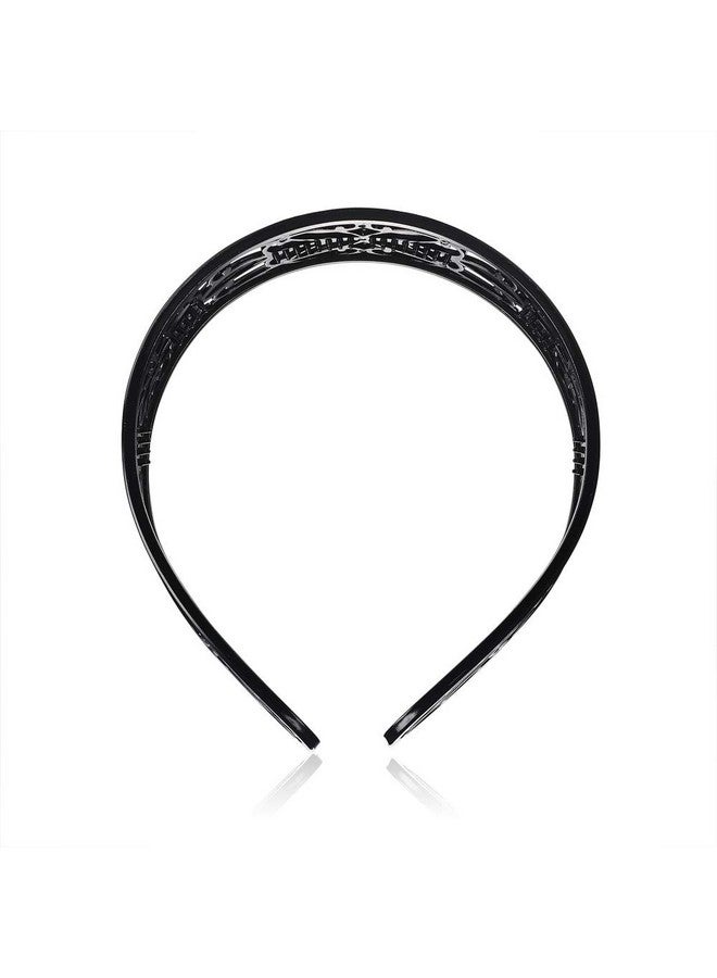 minihope Headbands For Women Fashion Headbands For Girlsblack Brown 2Count. - Image 5