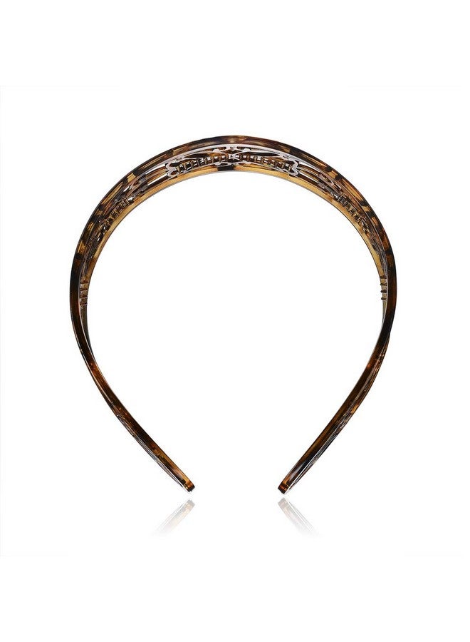 minihope Headbands For Women Fashion Headbands For Girlsblack Brown 2Count. - Image 4