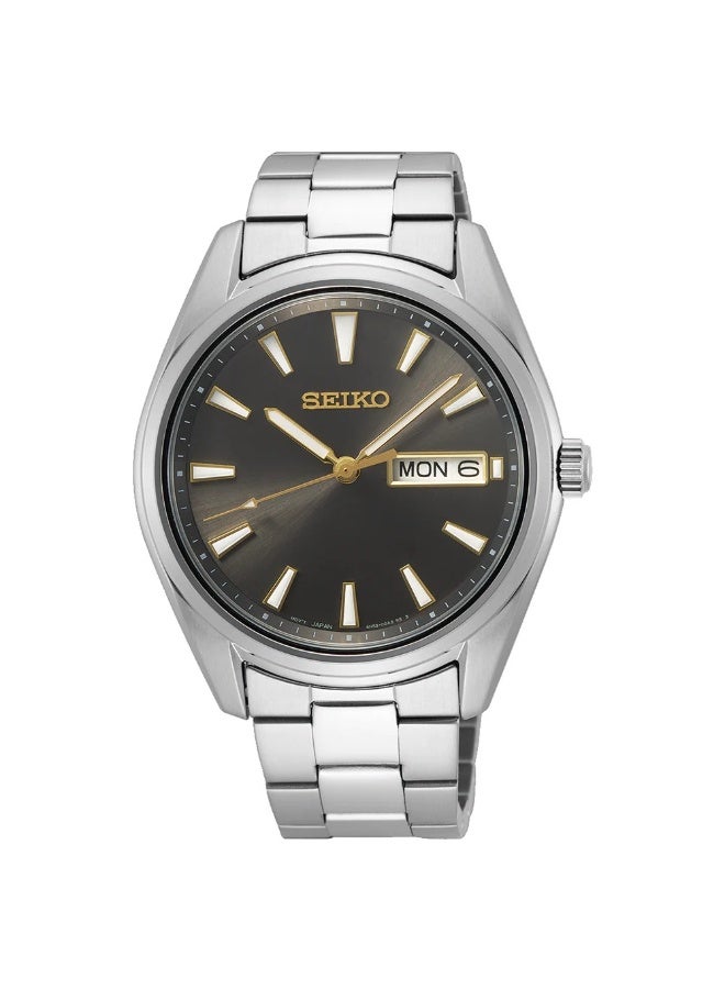 Seiko Classic Watch SUR343P1, 40.2 mm Dark Gray Dial, Stainless Steel Bracelet, 100M WR - Image 1