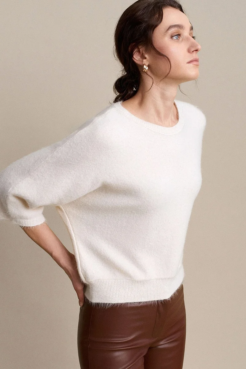 DILVIN Women's Wool Blend Sweater