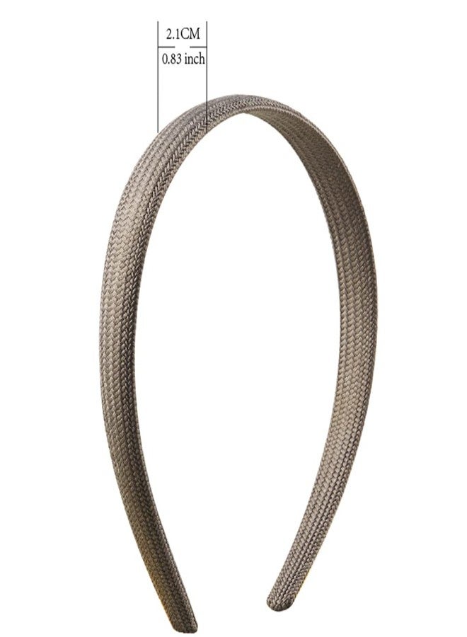 minihope Women's Classics Shoestring Fabric Headband for All Hair Types Beautiful Design for Instant Style Hair Accessories for Women, Men, Boys, and Girls 5 Count (Pack of 1) Medium Size - Image 2