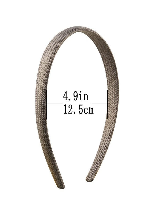 minihope Women's Classics Shoestring Fabric Headband for All Hair Types Beautiful Design for Instant Style Hair Accessories for Women, Men, Boys, and Girls 5 Count (Pack of 1) Medium Size - Image 5