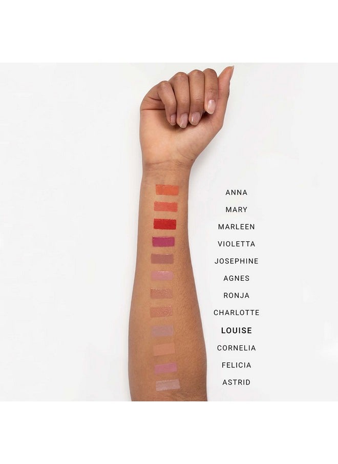 IDUN MINERALS Lip Gloss Soft Creamy Formula For Velvet Soft Shiny Pout Intense Vitamin E Hydration For Dry Chapped Lips Non Sticky Long Lasting Pigment 016 Louise 0.27 Oz  - Image 3
