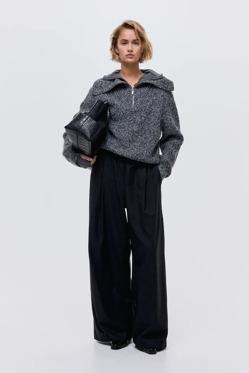 H&M Wide pull-on trousers