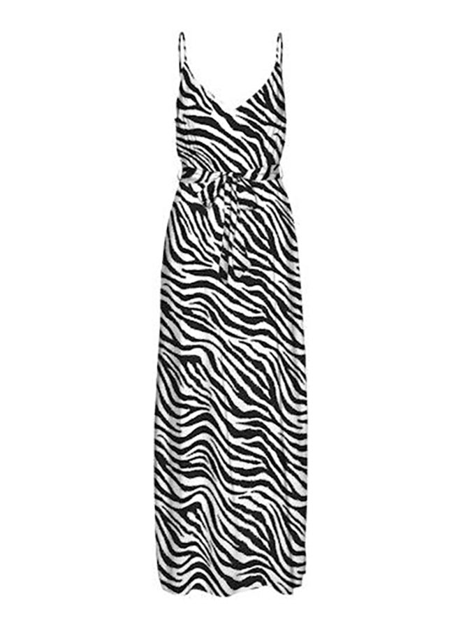 VERO MODA Vmeasy Joy Slit Maxi V-Neck Dress Wv Ga  - Image 5