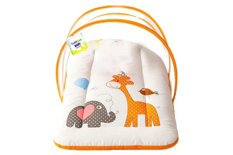 Toddylon Baby Bed New Born Bedding Set | Mattress | Mosquito Net | Insect Protector | Baby Beds | Infants | Carry Bag | Essentials (0-6 Months) - Image 2