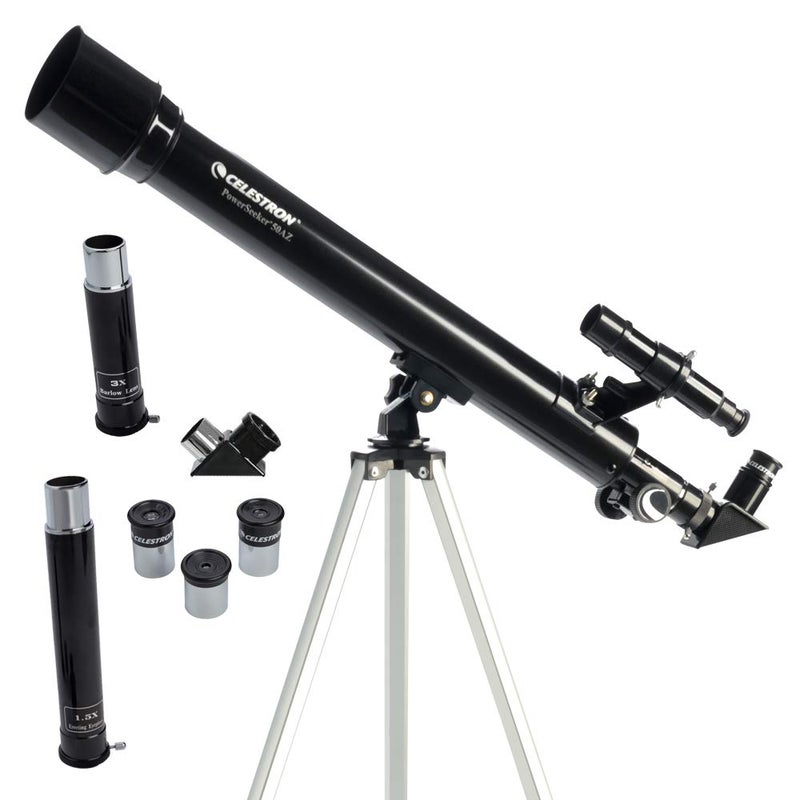 Celestron PowerSeeker 50 AZ Refractor Telescope - Image 1