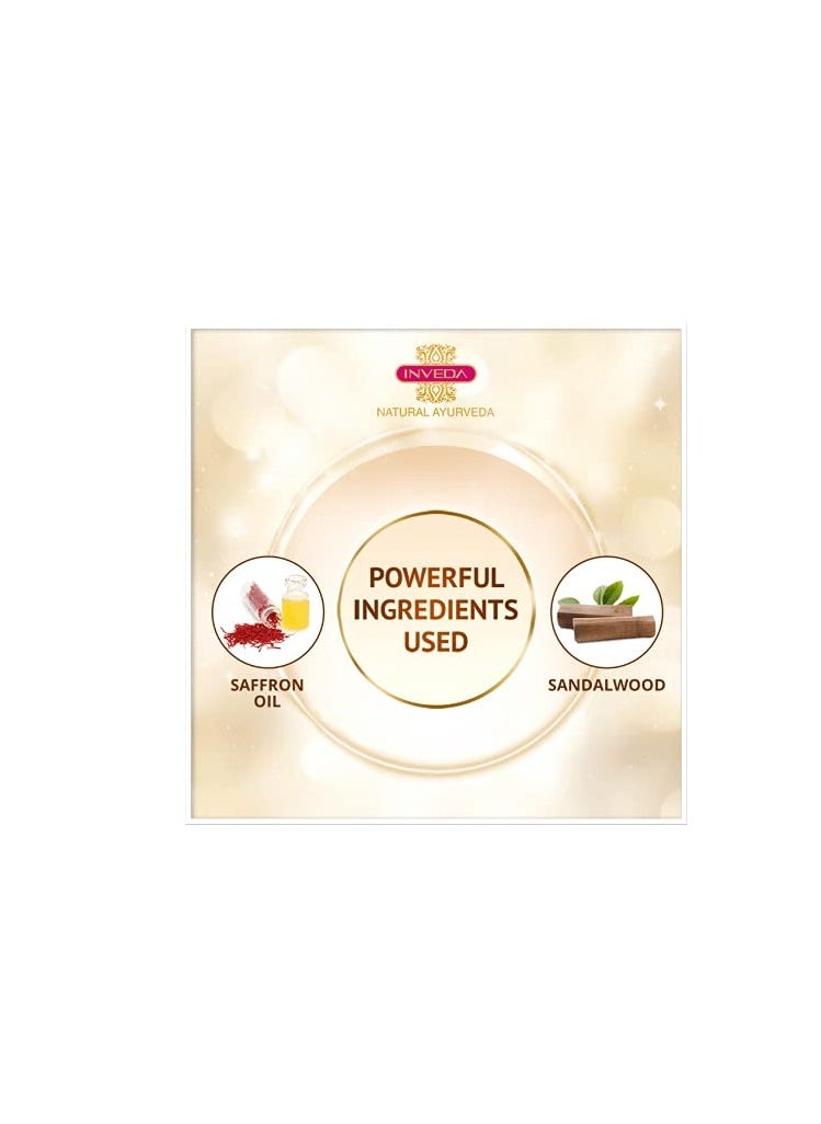 Inveda - Inveda Kumkumadi Tailam Face Oil Prevents Dull Skin Acne Spots 10ml - Image 1