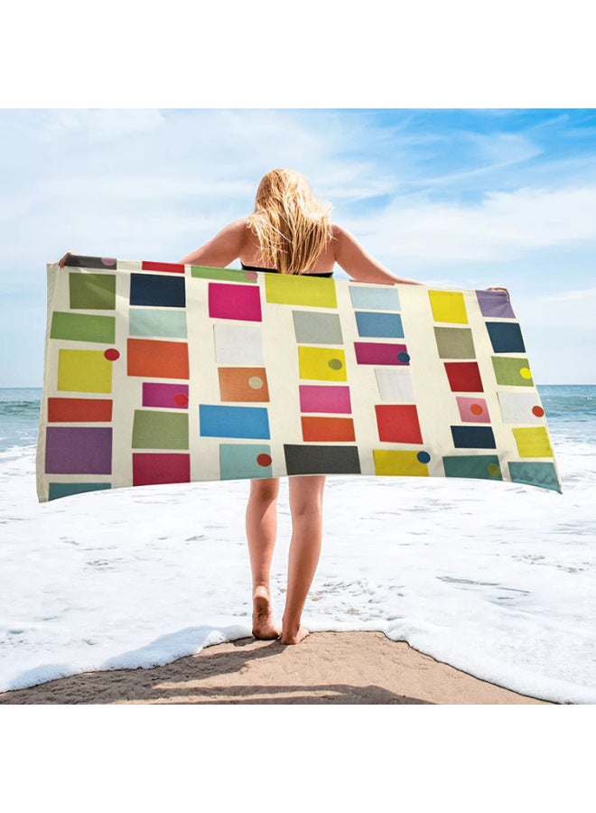 Microfiber Printed Beach Towel To Figure Printed Swimming Sweat Wipe Beach Seat Covered Towel Bath Towel