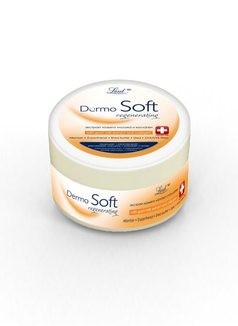 larel dermo soft regenerating cream with goat milk extract and collagen (200 ml)