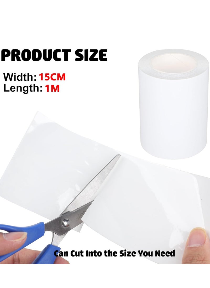 Generic - Gardern TPU Pool Patch Repair Kit,Self-Adhesive Inflatable Repair Tape,Inflatable Patch Repair Kit Waterproof, Repair Supply for Swimming Ring Inflatable Tent Canvas Canopy Tubes Air Bed-15CM*1M - Image 1