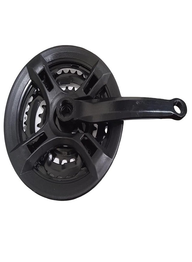 SHIVEXIM Square Cone Mountain Crankset - 6/7/8 Speed 42T 34T 24T Universal Crank Set for Mountain Bikes, 170mm Crank Arm - Image 2